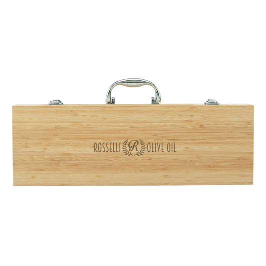 N/A Cleveland 5-Piece Bamboo BBQ Set