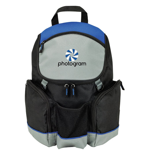 Blue Coolio 16-Can Backpack Cooler