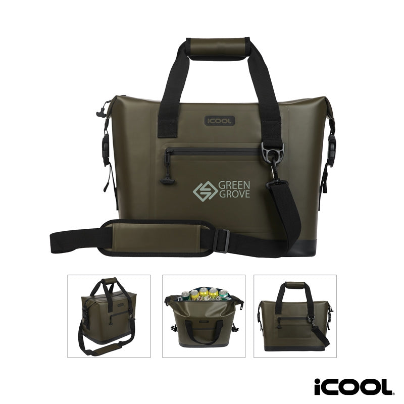 N/A iCOOL® Castle Peak Waterproof Snap-Down 28-Can Cooler