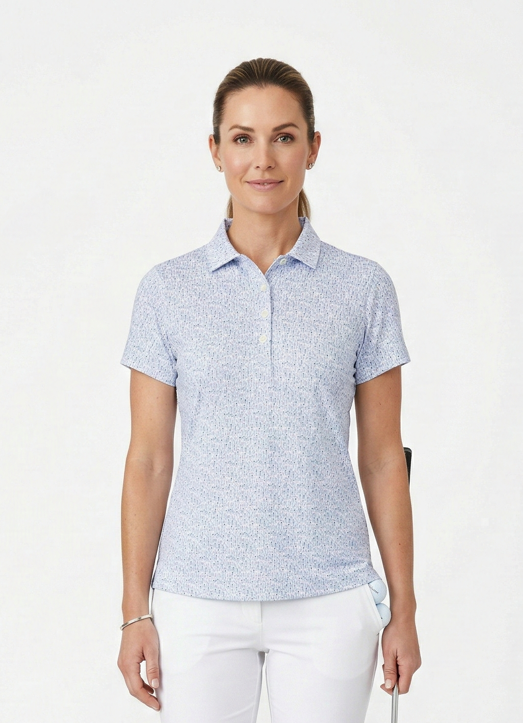 Peter Millar Women's Fairway Frills Short Sleeve Jersey Polo