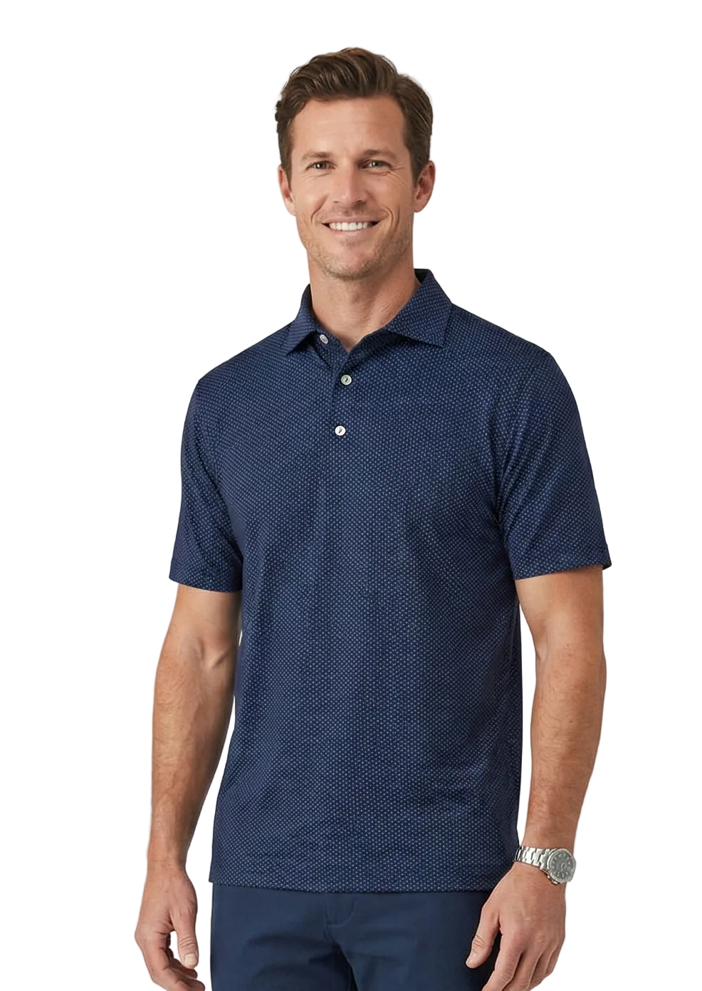 Peter Millar Men's Fermata Performance Jersey Polo SP26
