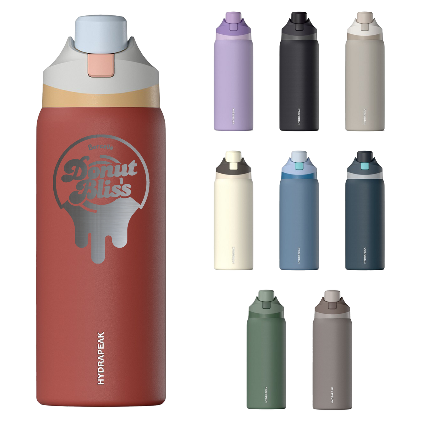 Digital Lavendar 32 Oz. Hydrapeak Insulated Water Bottle