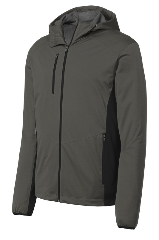 Port Authority Active Hooded Soft Shell Jacket. J719