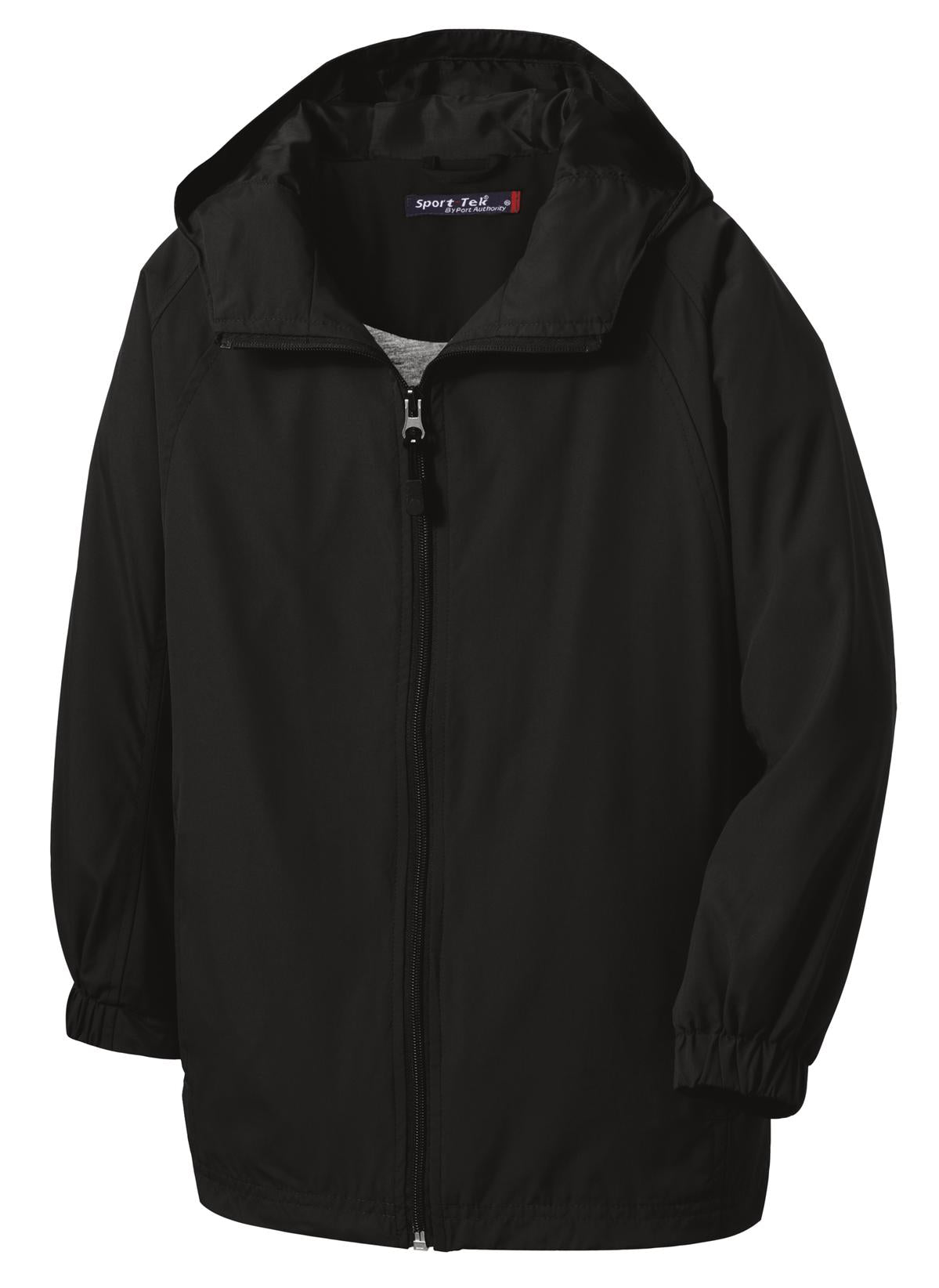 Sport-Tek Hooded Raglan Jacket. JST73