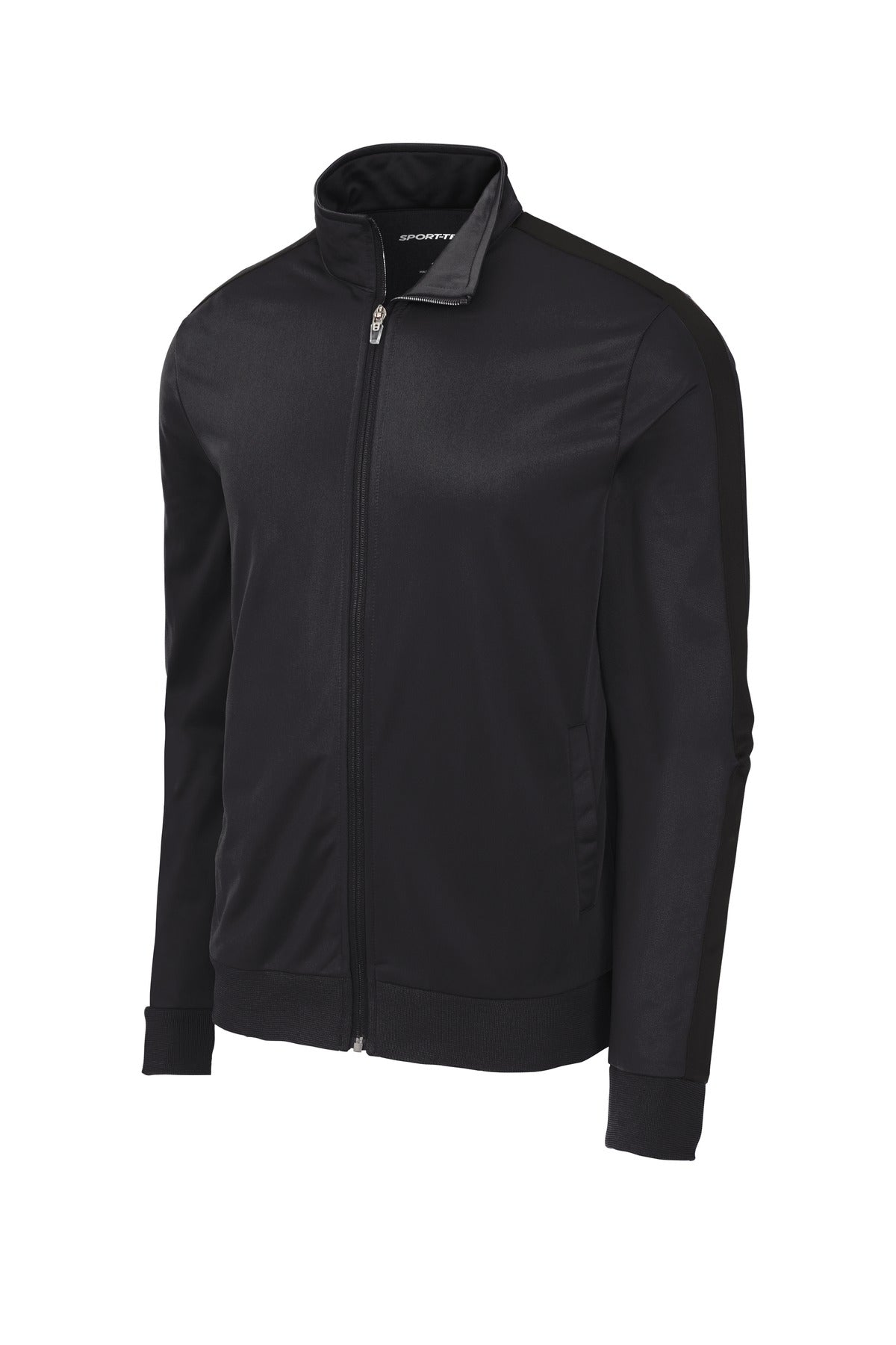 Sport-Tek Tricot Sleeve Stripe Track Jacket. JST94