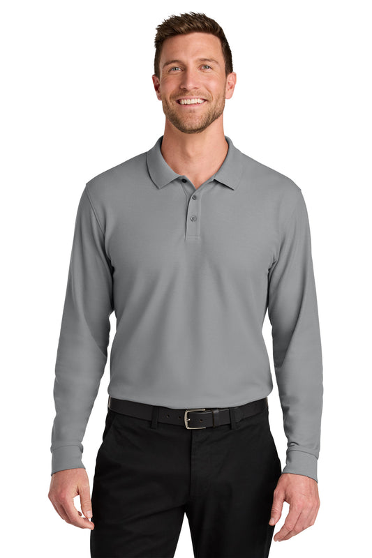 Port Authority Wearever Signature Pique Long Sleeve Polo K200LS
