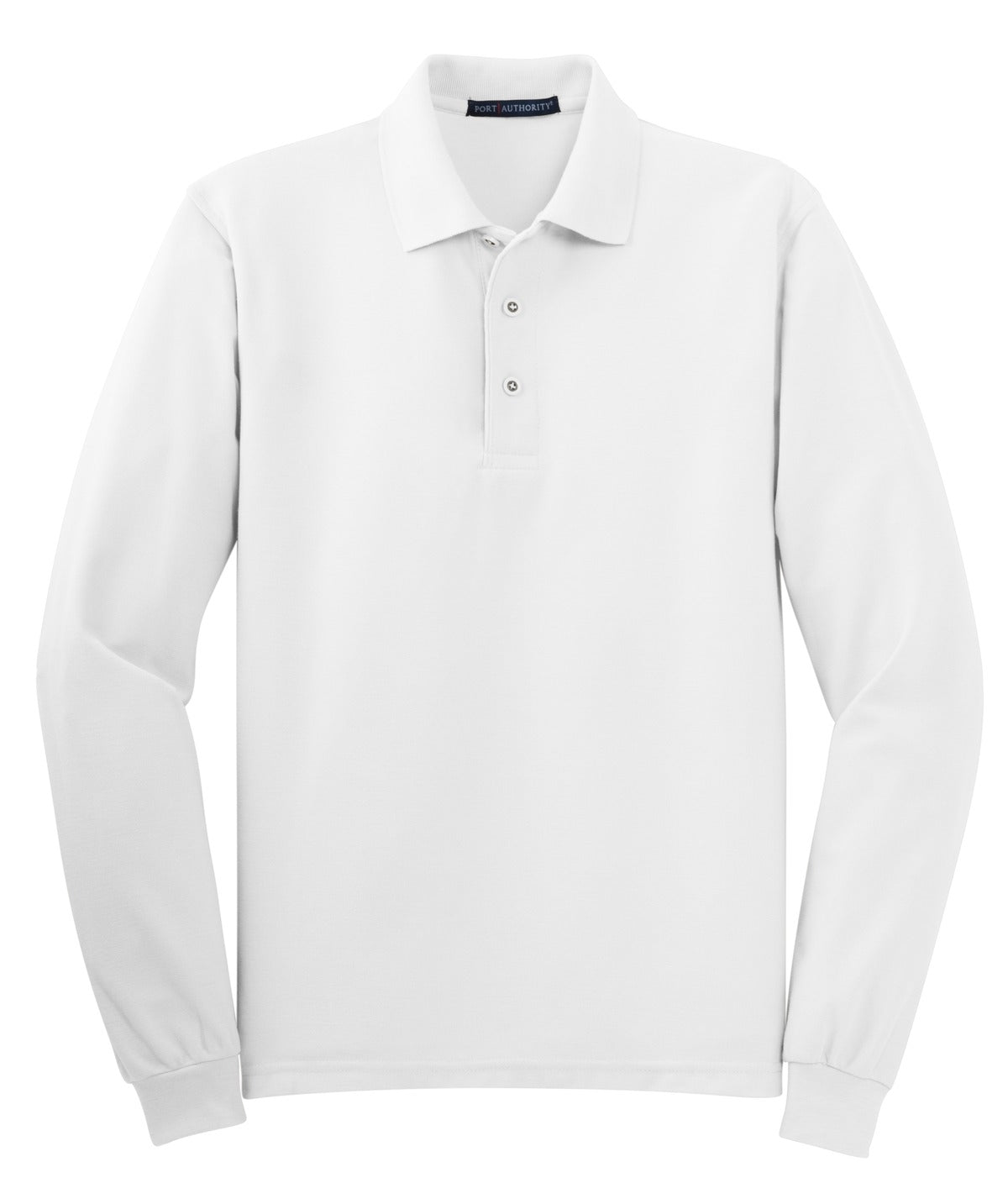 Port Authority Silk Touch Long Sleeve Polo. K500LS