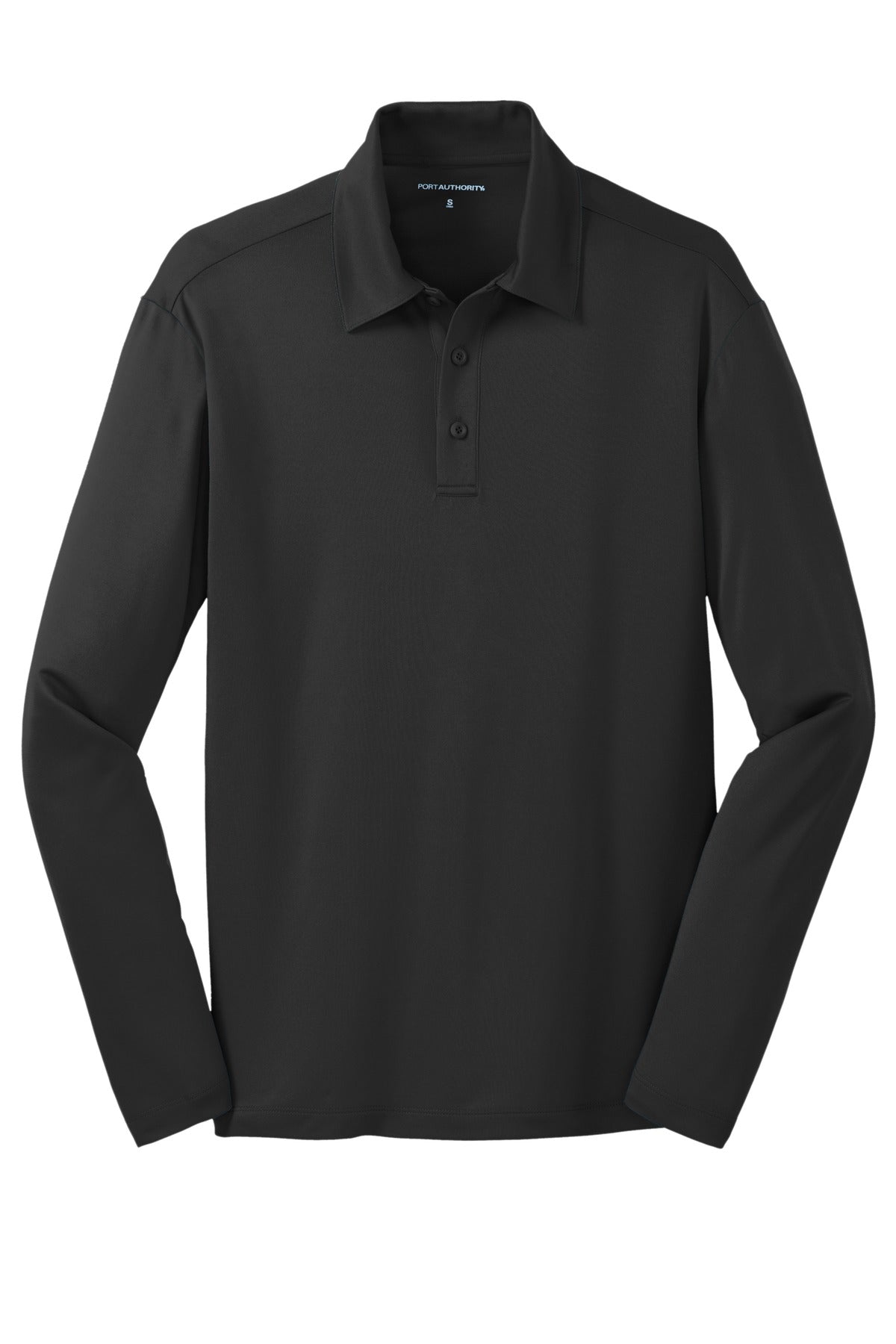 Port Authority Silk Touch Performance Long Sleeve Polo. K540LS
