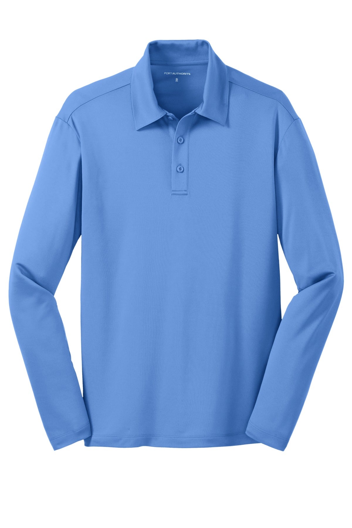 Port Authority Silk Touch Performance Long Sleeve Polo. K540LS