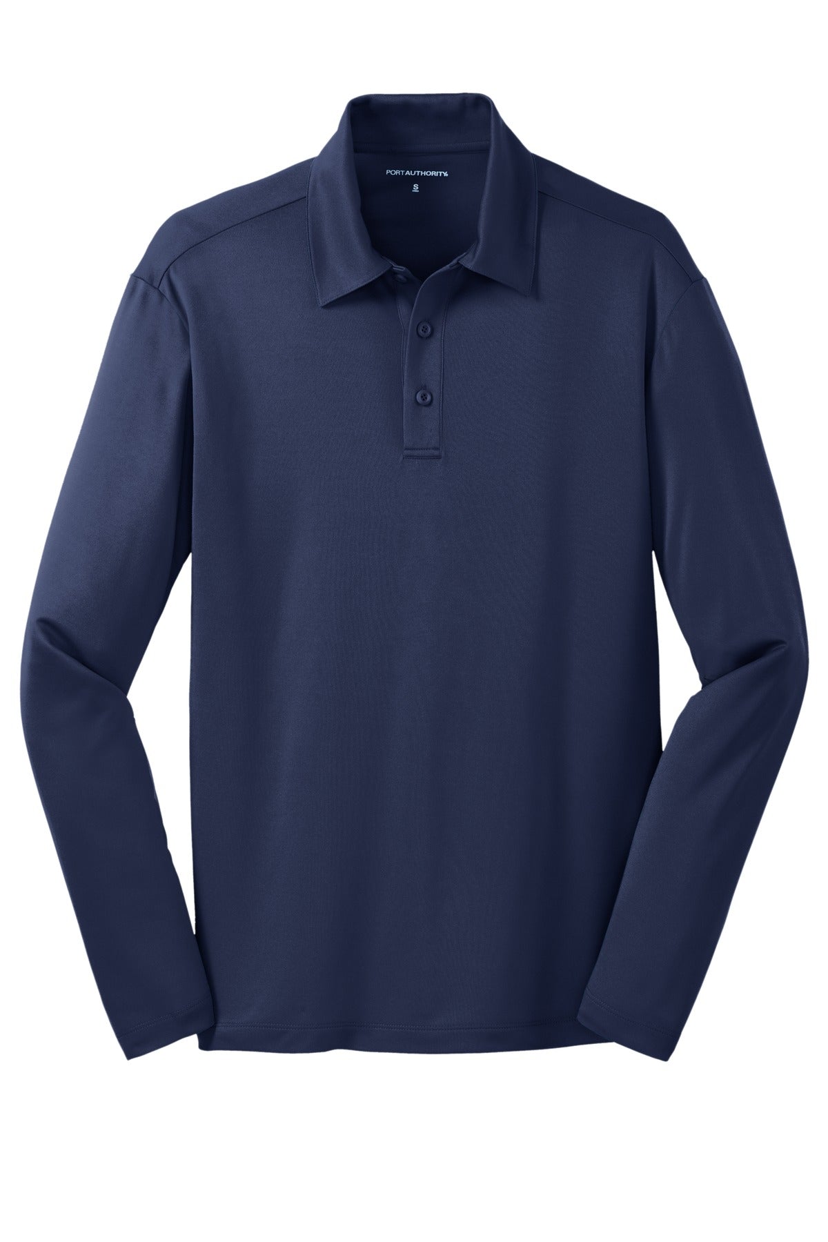 Port Authority Silk Touch Performance Long Sleeve Polo. K540LS