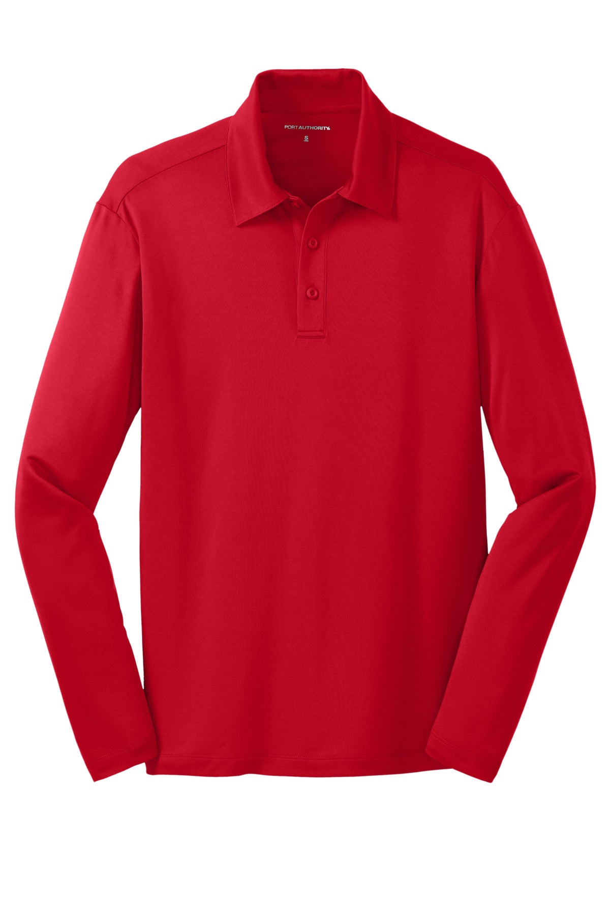 Port Authority Silk Touch Performance Long Sleeve Polo. K540LS
