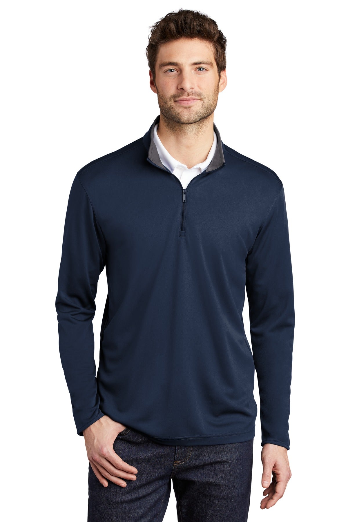 SanMar K584_navysteelgrey_model_front_082019.jpg?v=1762291923