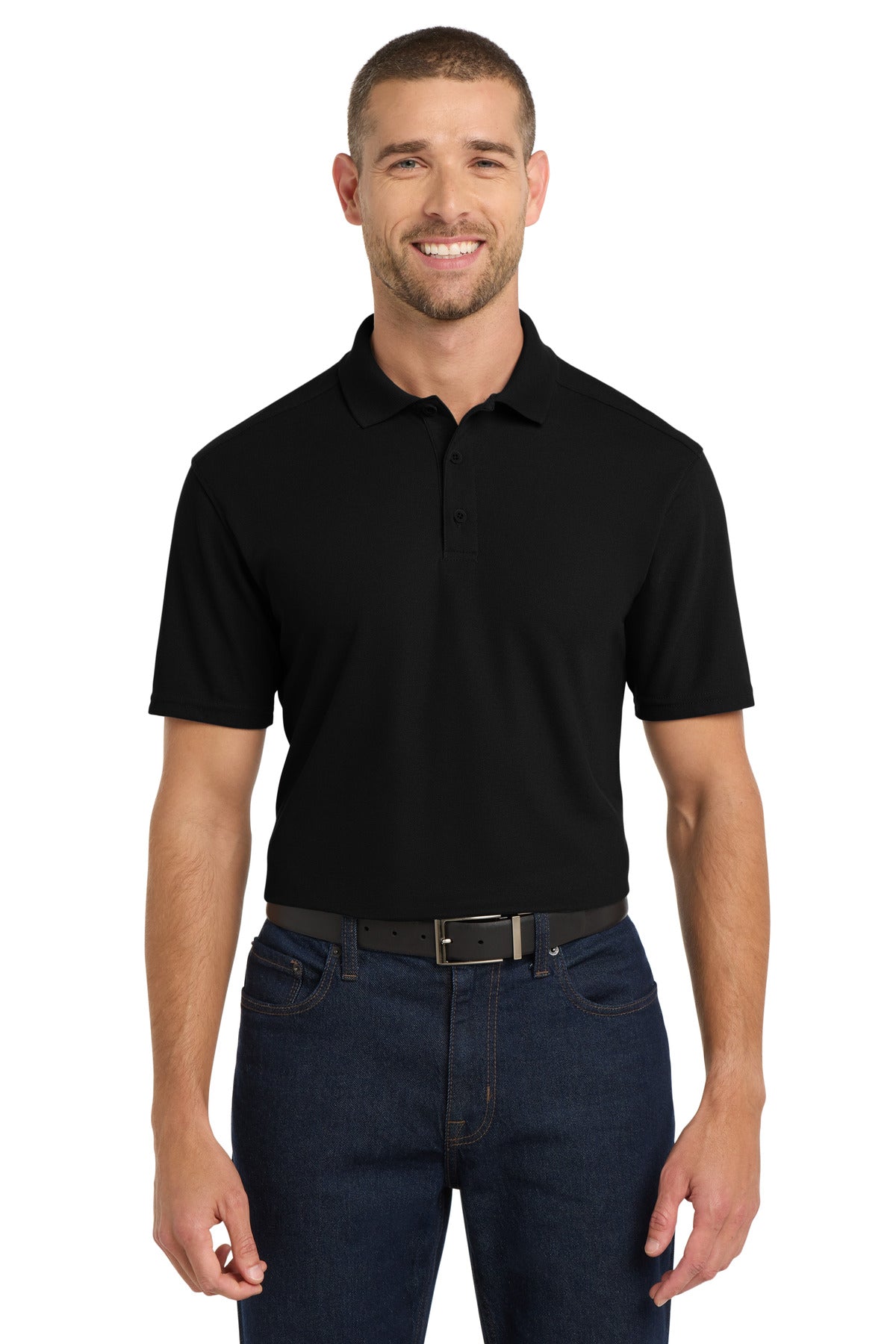 SanMar K600_black_model_front.jpg