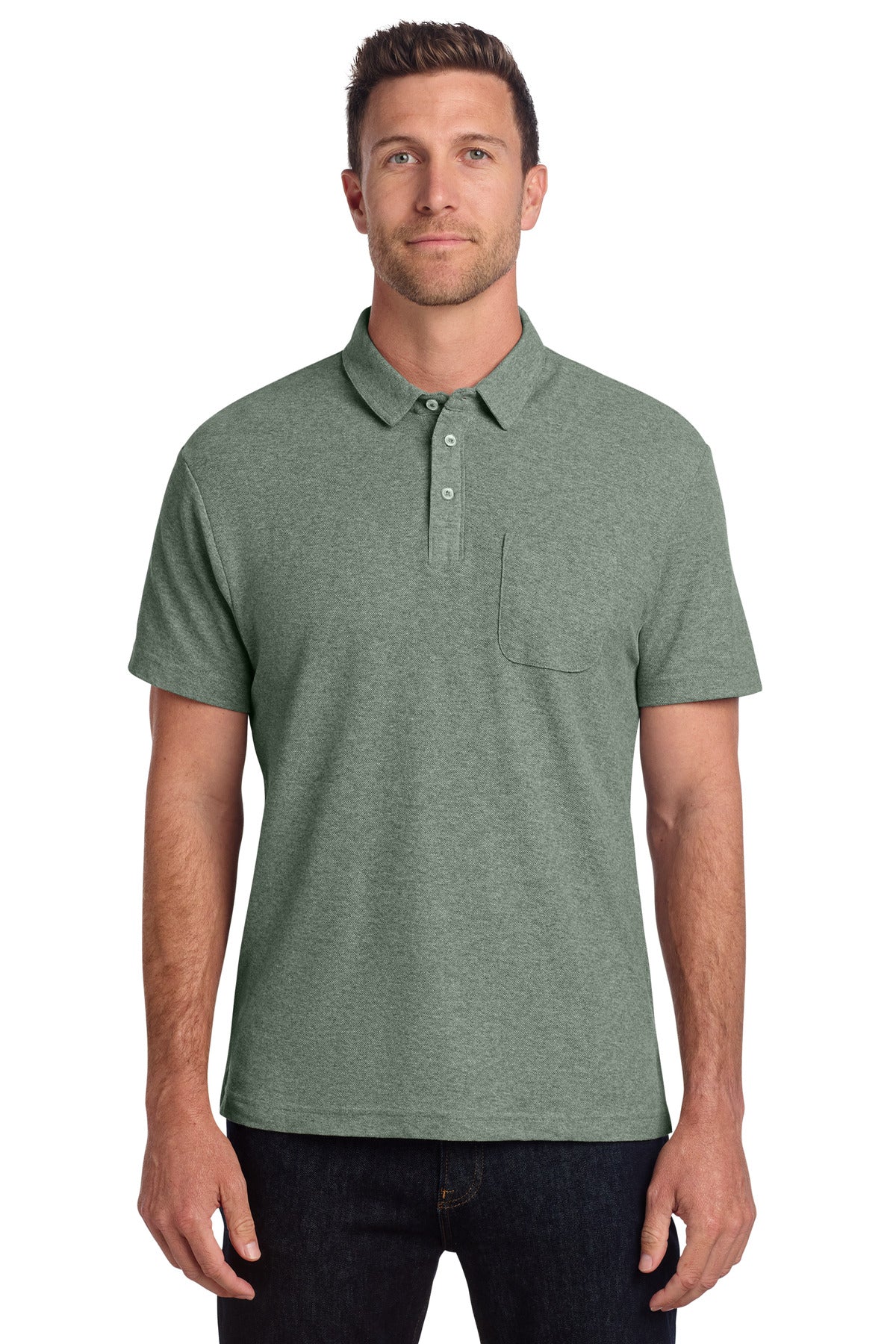 SanMar K868_darkgreenheather_model_front.jpg