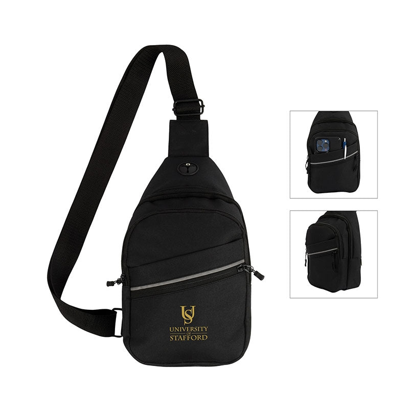 N/A Cresthill Recycled (RPET) Crossbody Sling Bag