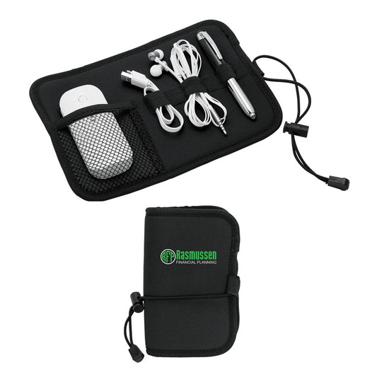 N/A Somalia Neoprene Roll-Up Tech Organizer