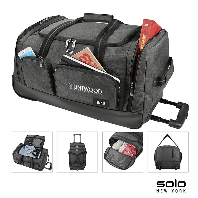N/A Solo New York Leroy Rolling Duffel