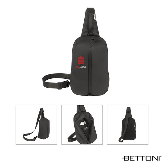 N/A Bettoni® Moda Milano RPET Crossbody Sling