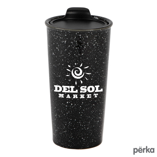 Perka® Salento 14 oz. Double Wall Ceramic Tumbler