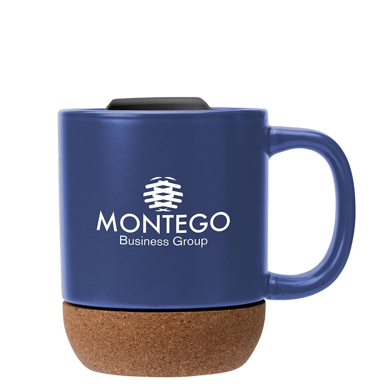 Kenya 14 oz. Ceramic Mug With Cork Base