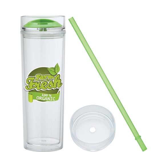 Lime Jomocha 16 oz. Double Lid Hot / Cold Tumbler