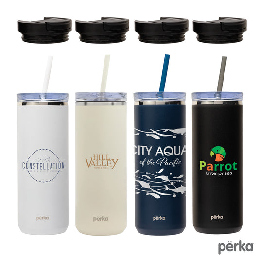Perka® Trent 18 oz. Double Wall, Stainless Steel Hot/Cold Tumbler