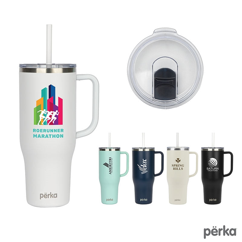 N/A Perka® Kempton 40 oz. Double Wall, Stainless Steel Travel Mug
