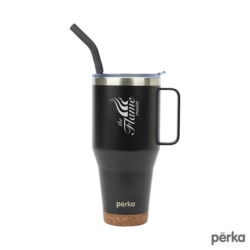 Black Perka® Hartford 40 oz. Double Wall, Stainless Steel Travel Mug