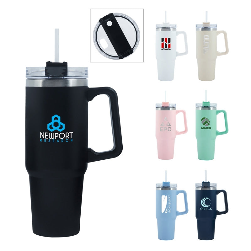 N/A Lyon 30 oz. Double Wall Stainless Steel Travel Mug