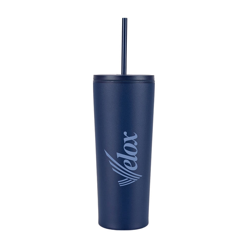 Bayard 24 oz. Double Wall Steel/PP Liner Straw Tumbler