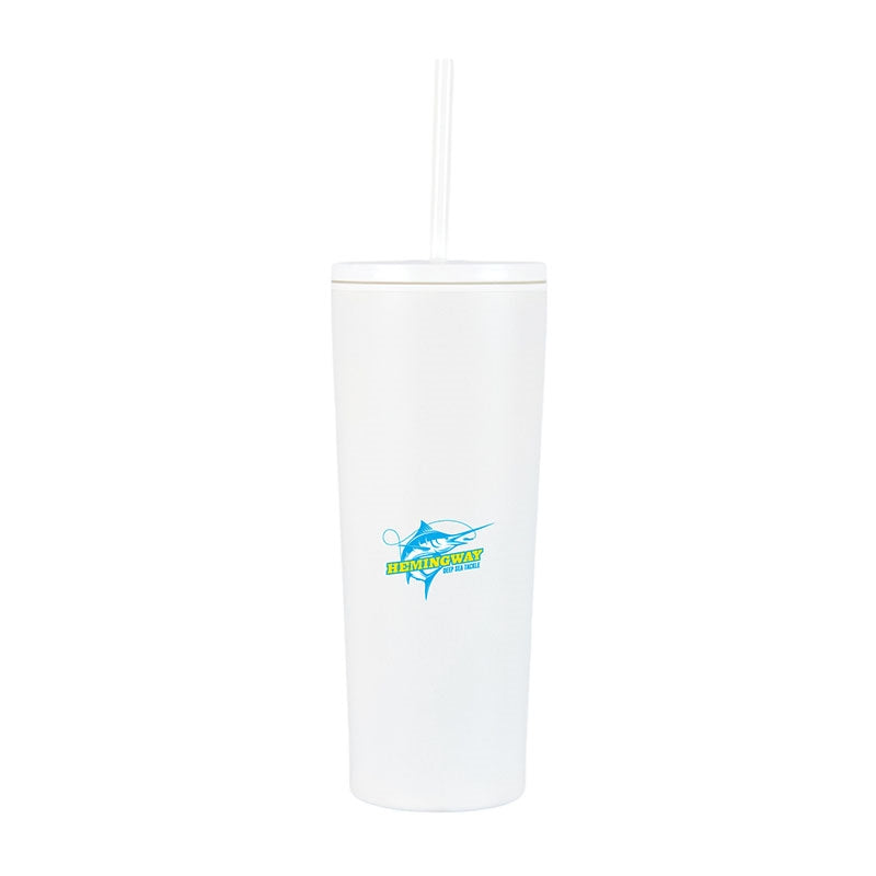 Bayard 24 oz. Double Wall Steel/PP Liner Straw Tumbler