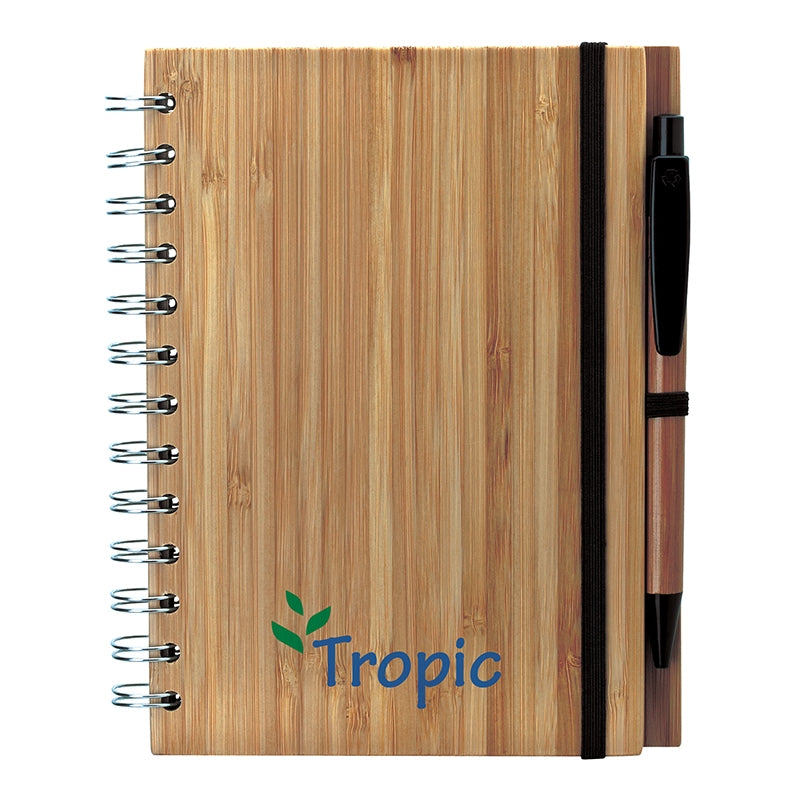 N/A Albany Bamboo Notebook & Pen