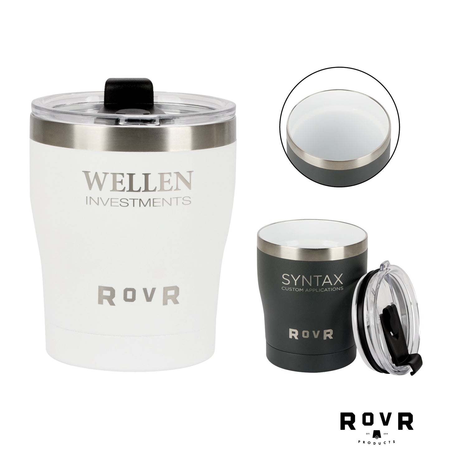 RovR® 12 oz. Vacuum Insulated Lowball Tumbler