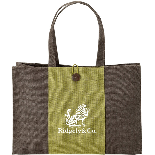 Olive Charlotte Natural Jute Tote