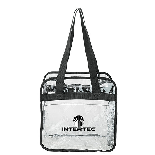 Black Athina Clear Stadium Tote