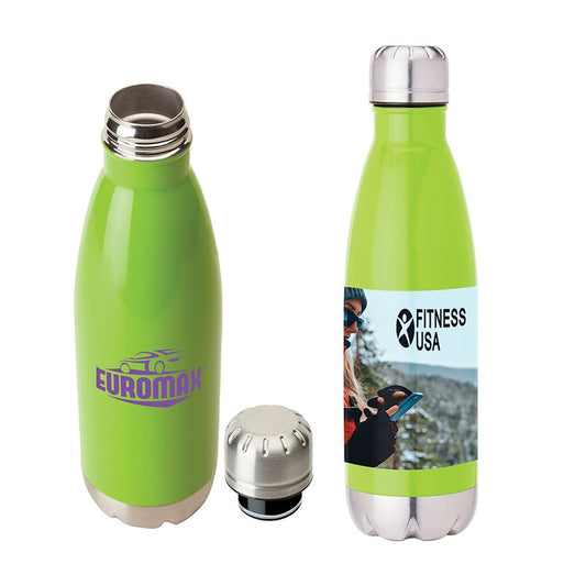 N/A Solana 17 oz. 304 Stainless Steel Vacuum Bottle with Copper Lining