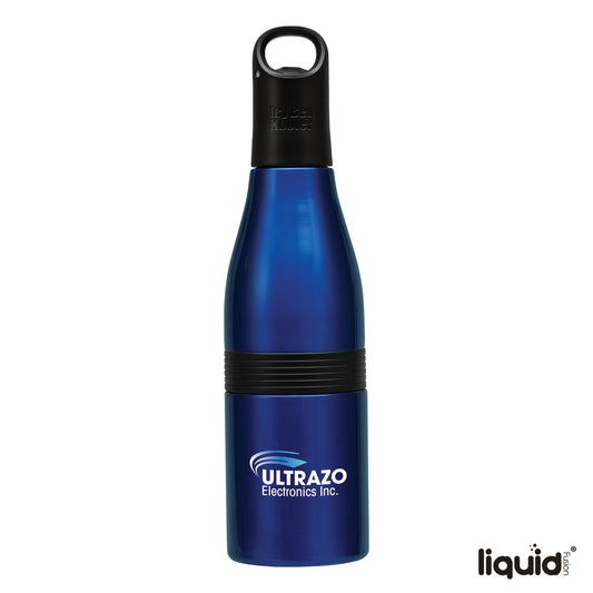 Liquid Fusion® Icy Bev Kooler® 22 oz. 3-In-1 Double Wall Stainless Steel Bottle