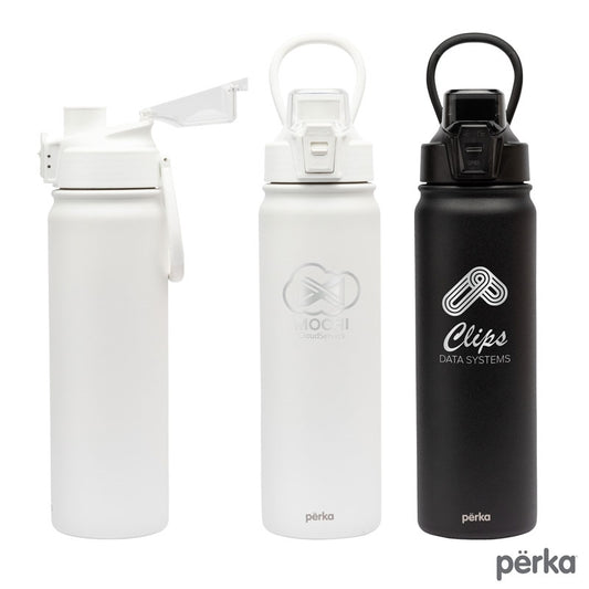 N/A Perka® Rex 24 oz. Double Wall, Stainless Steel Water Bottle