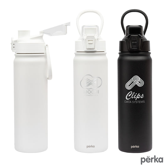 Perka® Rex 24 oz. Double Wall, Stainless Steel Water Bottle