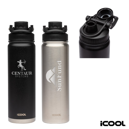 iCOOL® Durango 24 oz. Double Wall, Stainless Steel Water Bottle
