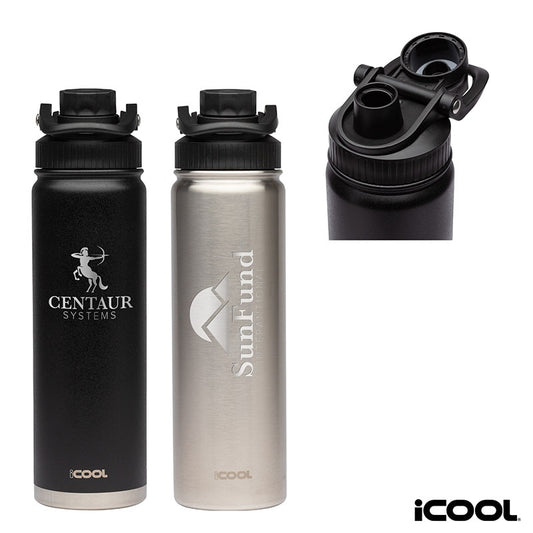 N/A iCOOL® Durango 24 oz. Double Wall, Stainless Steel Water Bottle