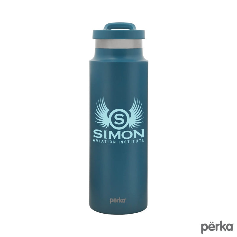 Perka® Monroe 24 oz. Double Wall Recycled Stainless Steel Water Bottle