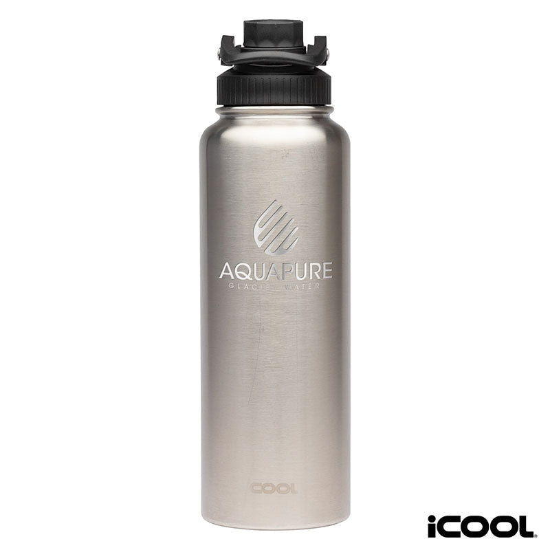 iCOOL® Durango 40 oz. Double Wall, Stainless Steel Water Bottle