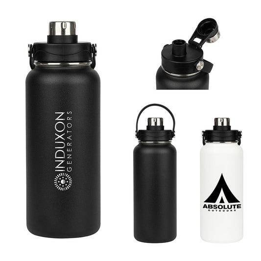 N/A Neptune 34 oz. Double Wall Stainless Steel Water Bottle
