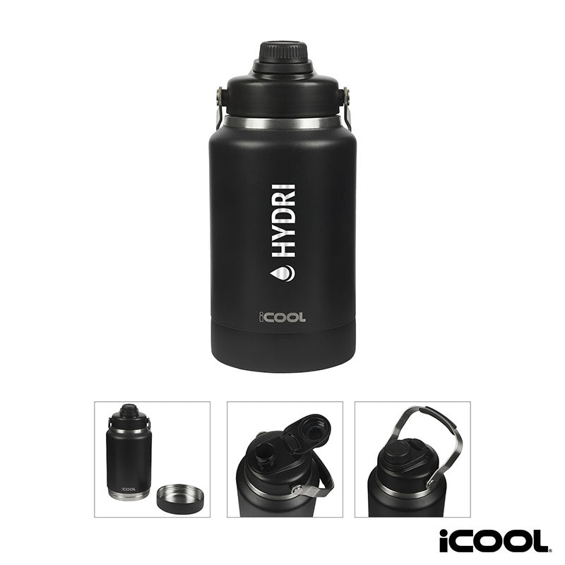 N/A iCOOL® Mariposa 64 oz. Double Wall Stainless Steel Jug w/ Bowl