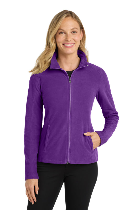 Front View of Amethyst Purpl Port Authority Women's Microfleece Jacket. L223 - S