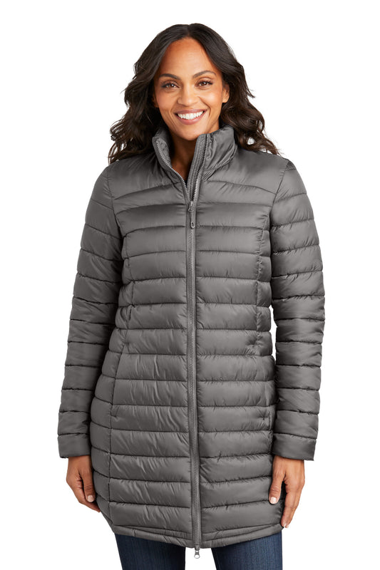 Port Authority Women's Horizon Puffy Long Jacket L365