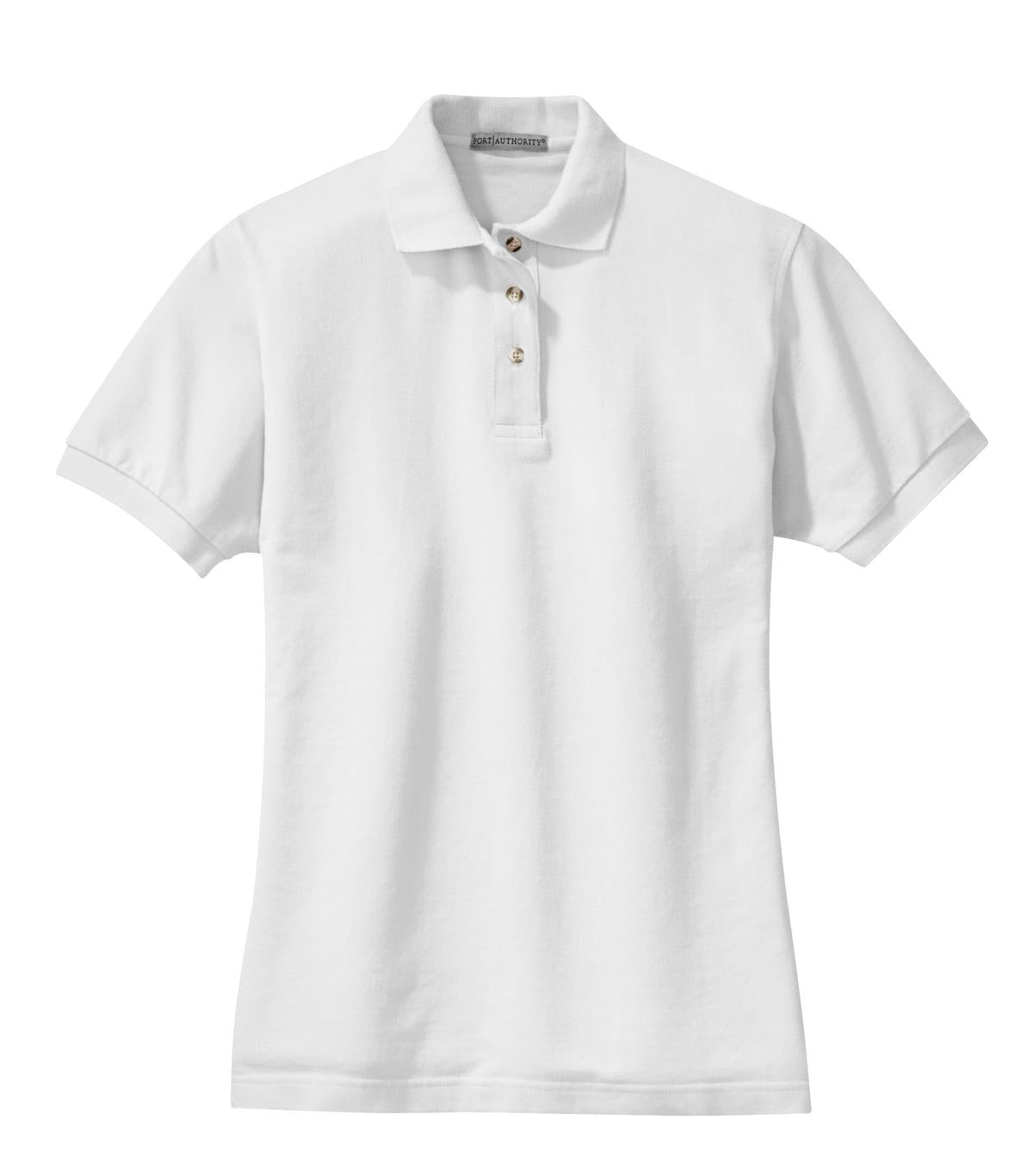 Port Authority Women's Heavyweight Cotton Pique Polo. L420