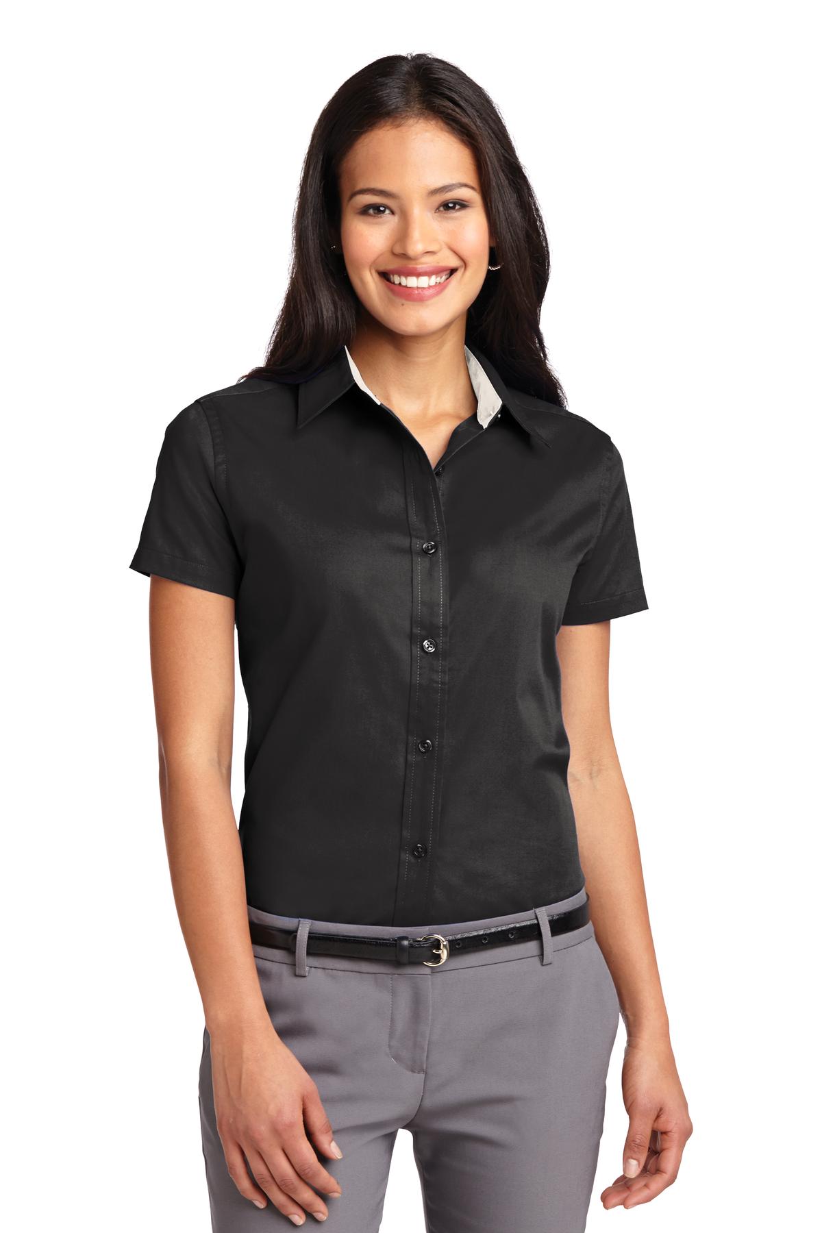 SanMar L508_black_model_front_072014.jpg