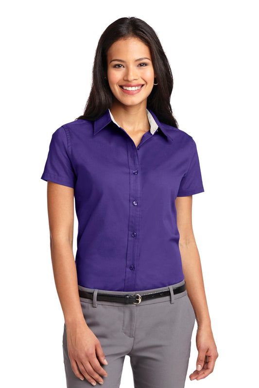 Port Authority Women's Short Sleeve Easy Care Shirt. L508